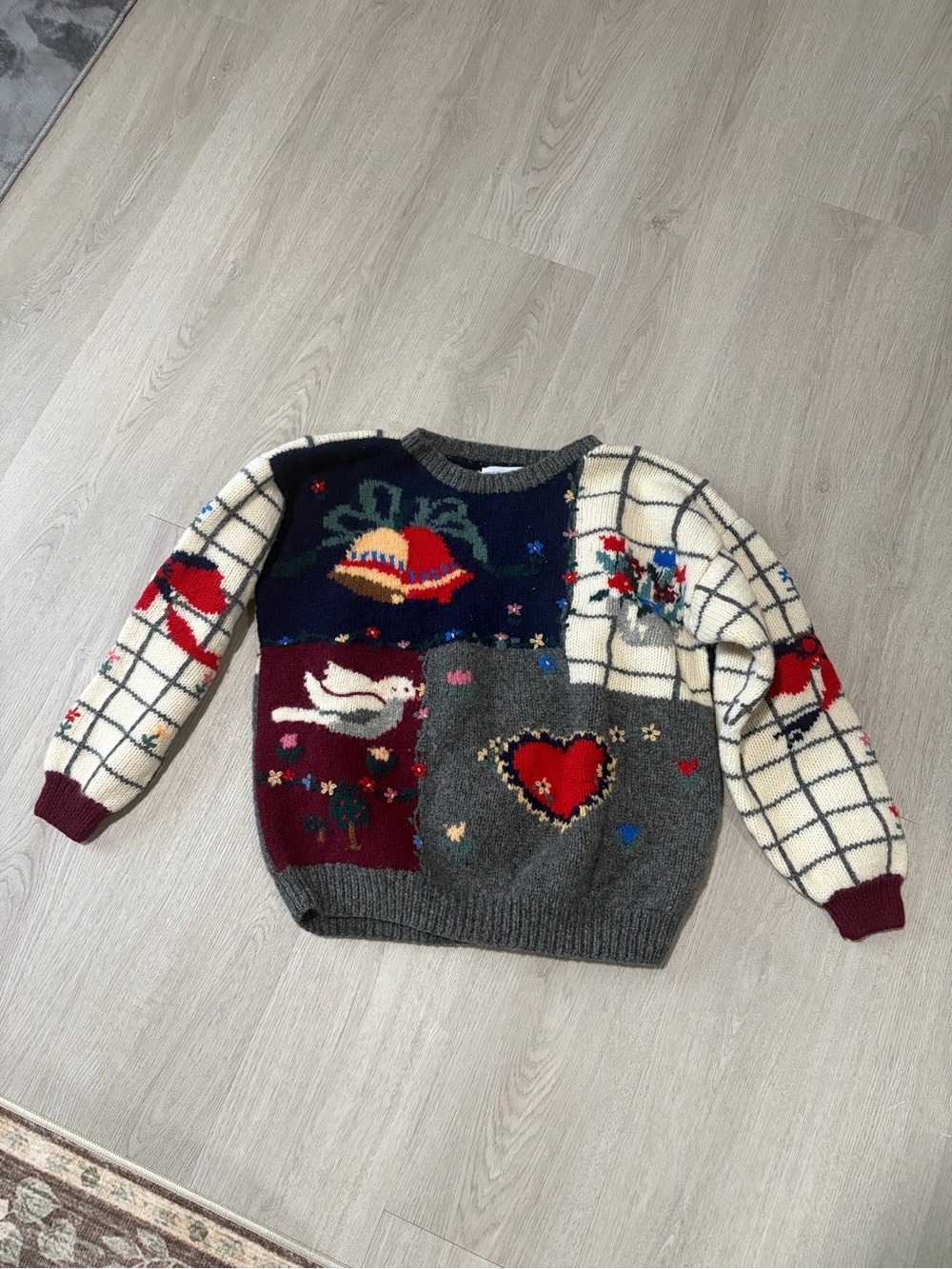 Vintage Deans of Scotland 100% Wool Sweater
